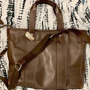COACH Hampton Leather Tote Bag